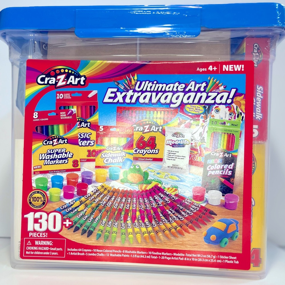 Cra-Z-Art Ultimate Art Extravaganza 130+ Pieces
